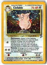 2000 Clefable ⭐️ 5/130 Holo Rare Base Set 2 🌀 Swirl WOTC Vintage Pokemon MP on eBay
