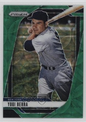 2025 Panini Prizm Green Scope Prizm 17/75 Yogi Berra #264 HOF 1y9