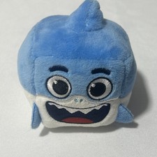 WowWee Daddy Shark Song Cube Plush Blue Nickelodeon Baby Shark Animation