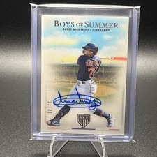 2023 Panini America's Pastime #BOS-AM Angel Martinez Boys of Summer Auto /75