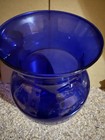 Large Vintage Cobalt Blue Vase Stunning Color Very Vibrant — photo 5
