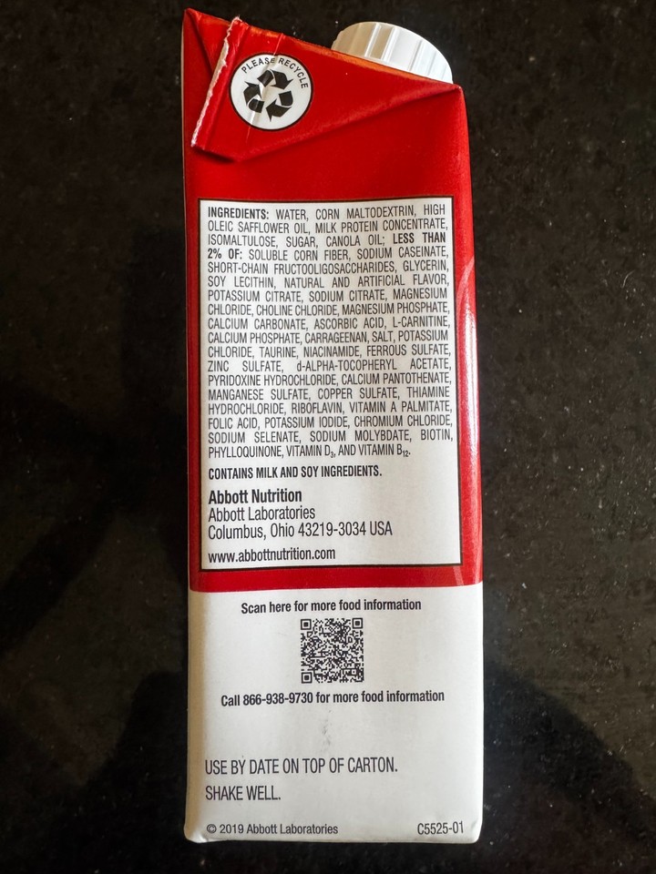 Suplena with Carb Steady Homemade Vanilla 8 ounce Carton Ready to Use ...