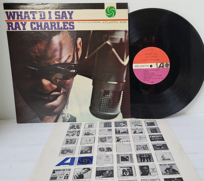 RAY CHARLES What'd I Say 1961 MONO LP Atlantic 8029 - Play Tested Strong VG *A4