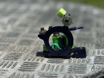 I G @ blackenedxirons Custom Built Coil Tattoo Machine.