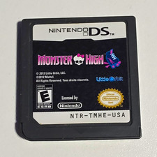 Nintendo DS Little Orbit Monster High Game Cartridge E NTSC-U/C 2012