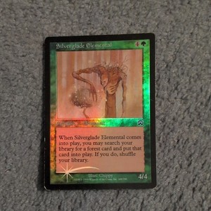 FOIL SILVERGLADE ELEMENTAL MERCADIAN MASQUES MAGIC THE GATHERING MTG LP
