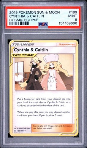 Cynthia & Caitlin graded PSA 9 for sale on eBay