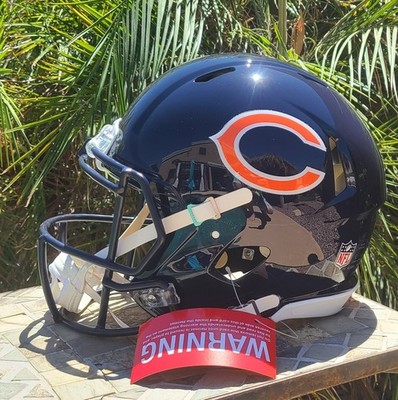 NEW IN BOX CHICAGO BEARS RIDDELL SPEED FULL SIZE AUTHENTIC NFL FOOTBALL HELMET
