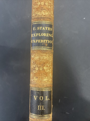 #ad Charles Wilkes Narrative of the United States Exploring Expedition Vol 3 1849 $149.99