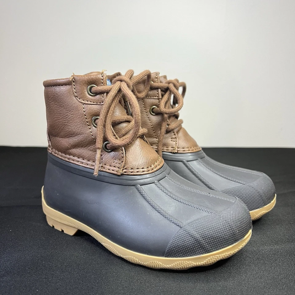 Botas Sperry Port Duck para niños pequeños 10M resistentes al agua botas de barro para lluvia al aire libre Foto 3 de 4