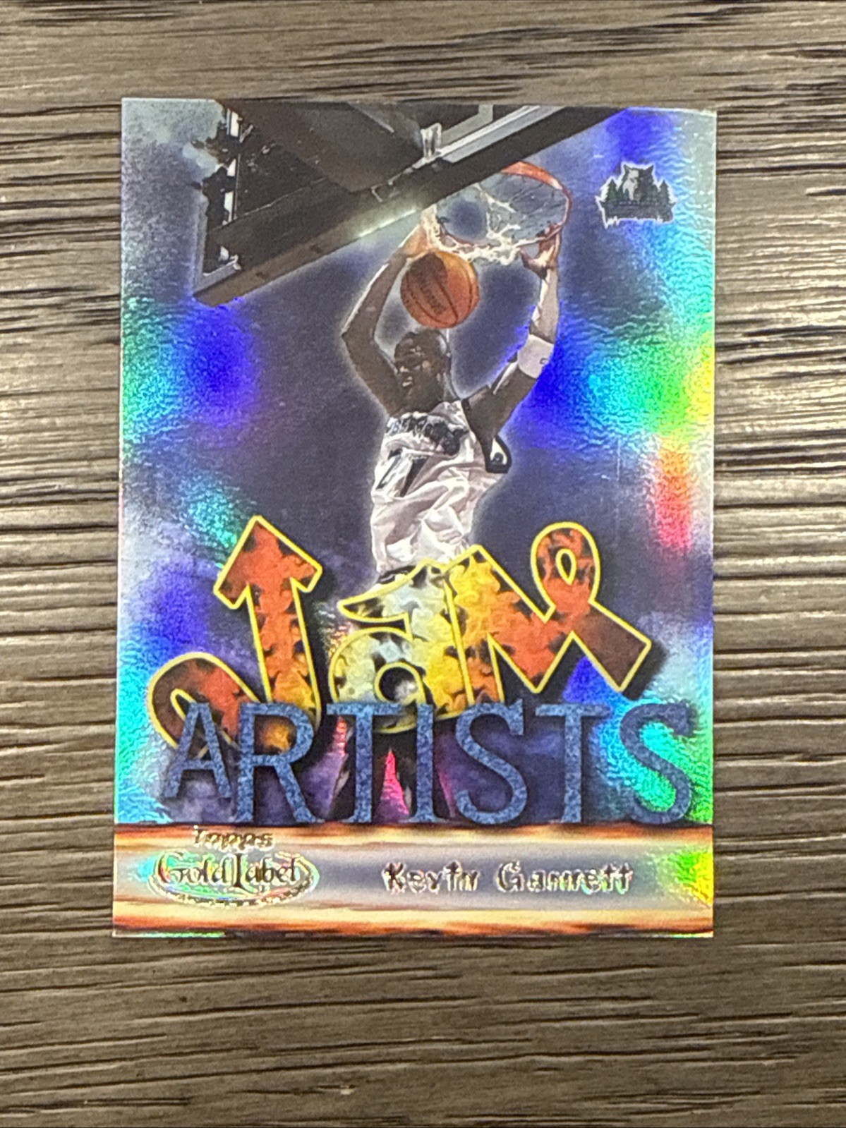 2000-01 Topps Gold Label - Jam Artists Kevin Garnett #JA5 NM - Mint #PNCARDS