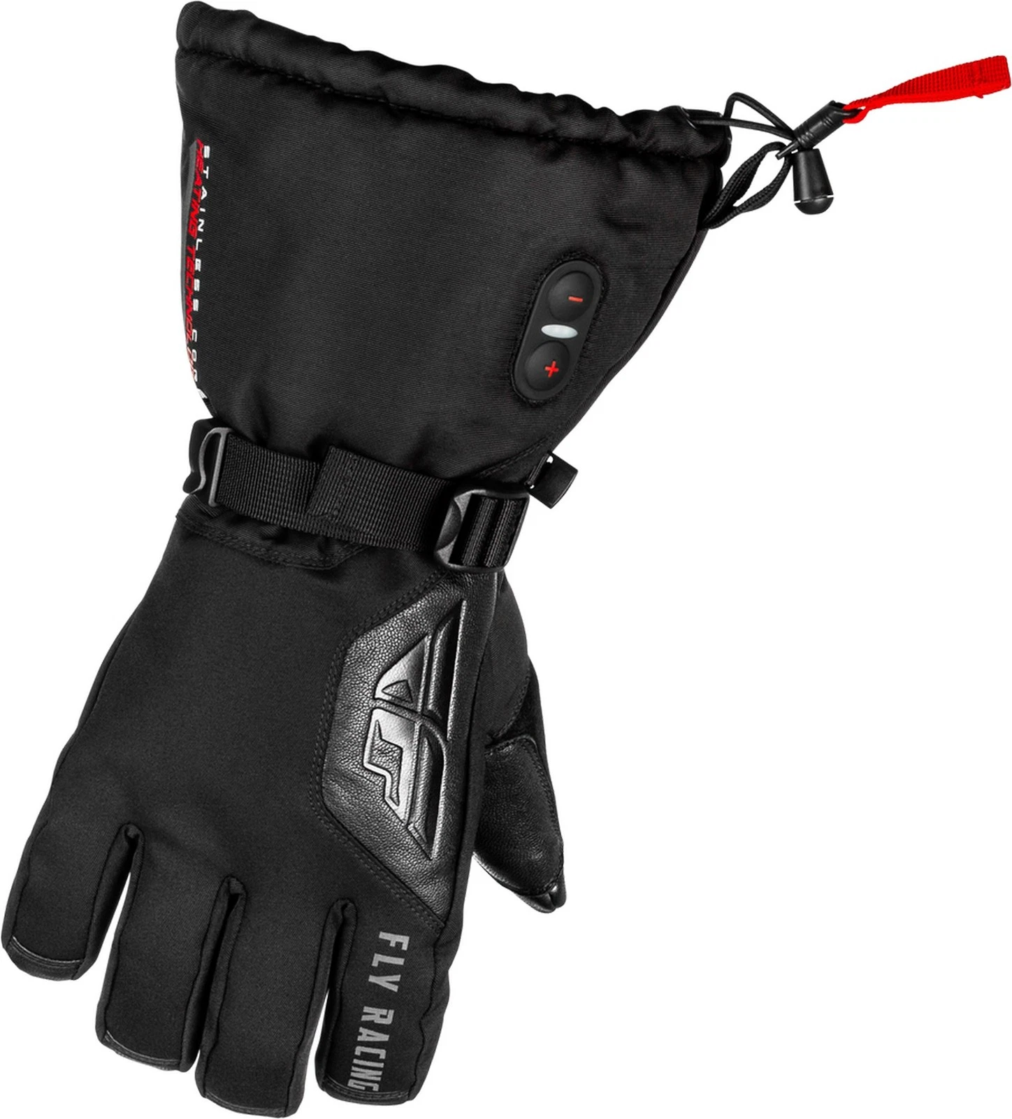 Fly Racing Ignitor Mens Heated Snow Gloves Black SM
