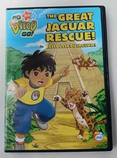 Go, Diego, Go The Great Jaguar Rescue DVD, 2008 Nick Jr Dora Used Good Cond 