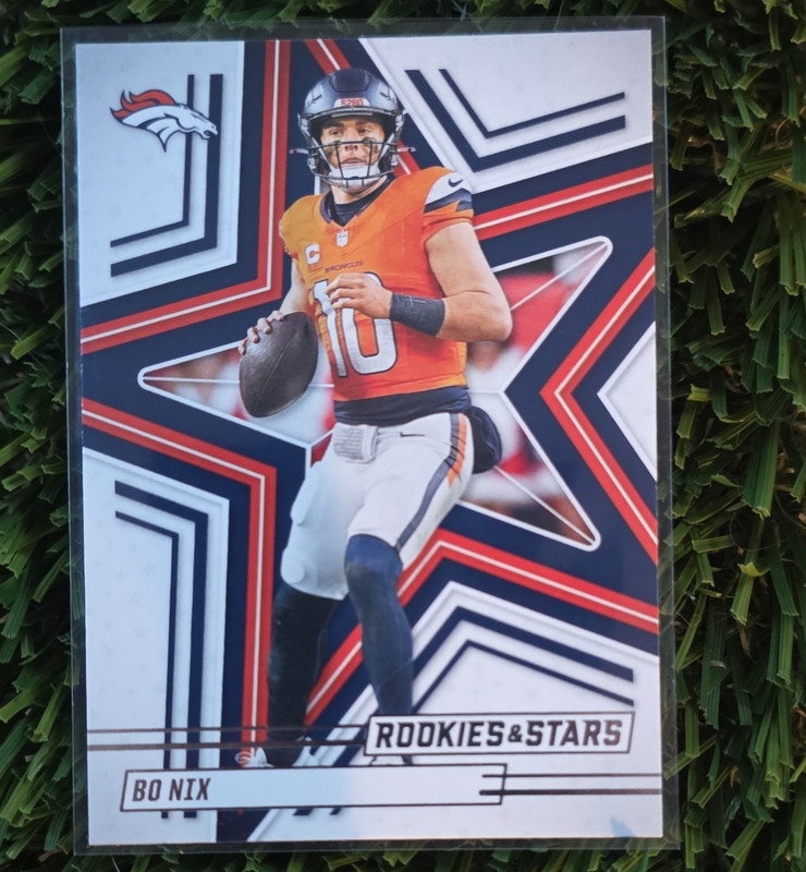 Panini 2025 Rookies & Stars Football Bo Nix Rookie #4 Denver Broncos