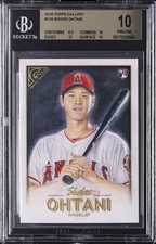 2018 TOPPS GALLERY #116 SHOHEI OHTANI ROOKIE RC BGS 10