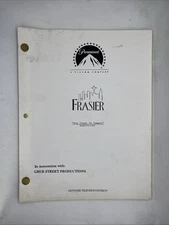 FRASIER 1999 TV Show Script "Big Crane On Campus" Kelsey Grammer Mark Reisman
