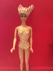 Vintage 1962 Barbie Midge 11" Fashion Queen Doll Brown Molded W/ Wigs