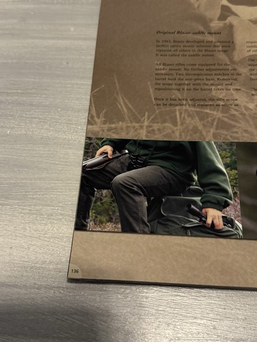 2006 Blaser Active Hunting Rifle & Scopes Brochure Catalog Germany - Picture 6 of 6