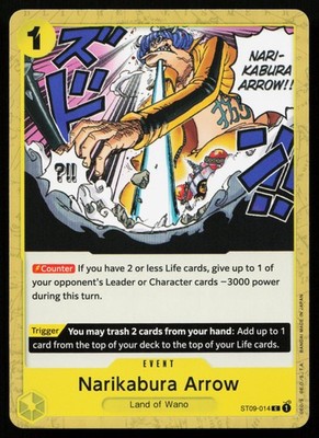 Narikabura Arrow ST09-014 Starter Deck 9: Yamato One Piece Near Mint