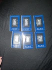 6 PAMP SUISSE 10 Gram .999 Fine SILVER BAR ~ Lady Fortuna Sealed  Plus Box