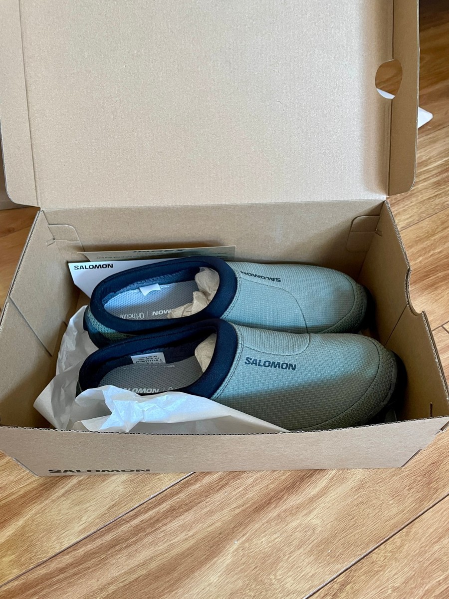 NEW IN BOX Salomon Snow Clog Lichen Green Size 7.5 Women's, 6.5