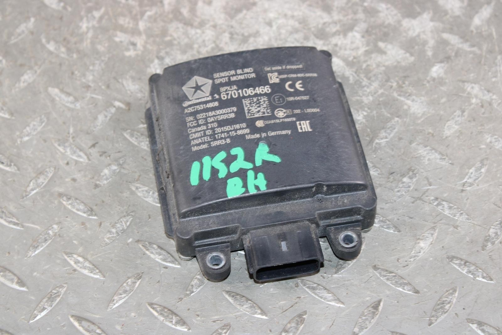 17-22 MASERATI GHIBLI Blind Spot Alert Radar Body Contorl Module BCM BCU OEM OE