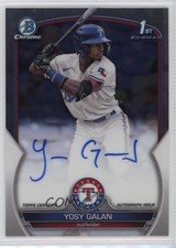 2023 Bowman Chrome Prospect Yosy Galan #CPA-YGA Auto 03ox