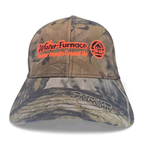 Real Tree Water-Furnace Camo Advantage Hat Cap Adjustable Strapback