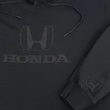 Honda Hoodie Black on Black Original Honda Logo Speedgear Authentic Racewear XL