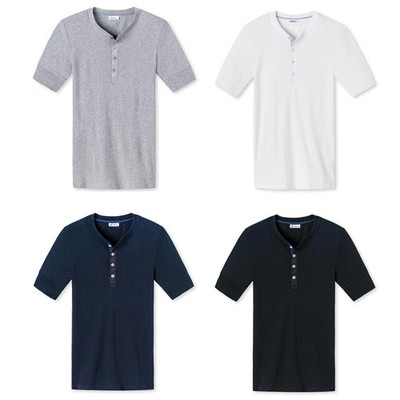 SCHIESSER Revival Herren Shirt - 1/2 Arm, Kurzarm Unterhemd, Karl-Heinz