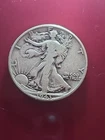 🇺🇸 USA 1943 Walking Liberty Half Dollar • Philadelphia • SILVER 12.5 GRAMS F/S