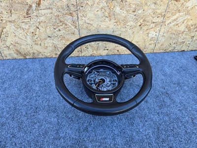 3 SPOKE STEERING WHEEL LEATHER ASSEMBLY OEM 109K 12-15 AUDI A6 A7 S6 S7 4.0L