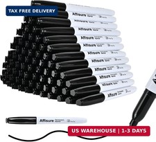 Permanent markers, 100 packs permanent markers bulk, quick dryingin one second,