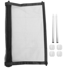 Freestanding Dog Gate Cat Fence Barrier Barriers for Home Mesh Dogs