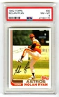 NOLAN RYAN~HOUSTON ASTROS~1982 TOPPS PSA-8 NM-MT WELL-CENTERED CARD #90~NEW CASE