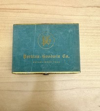 Vintage Perkins-Goodwin Double Deck Playing Cards In Velvet Box