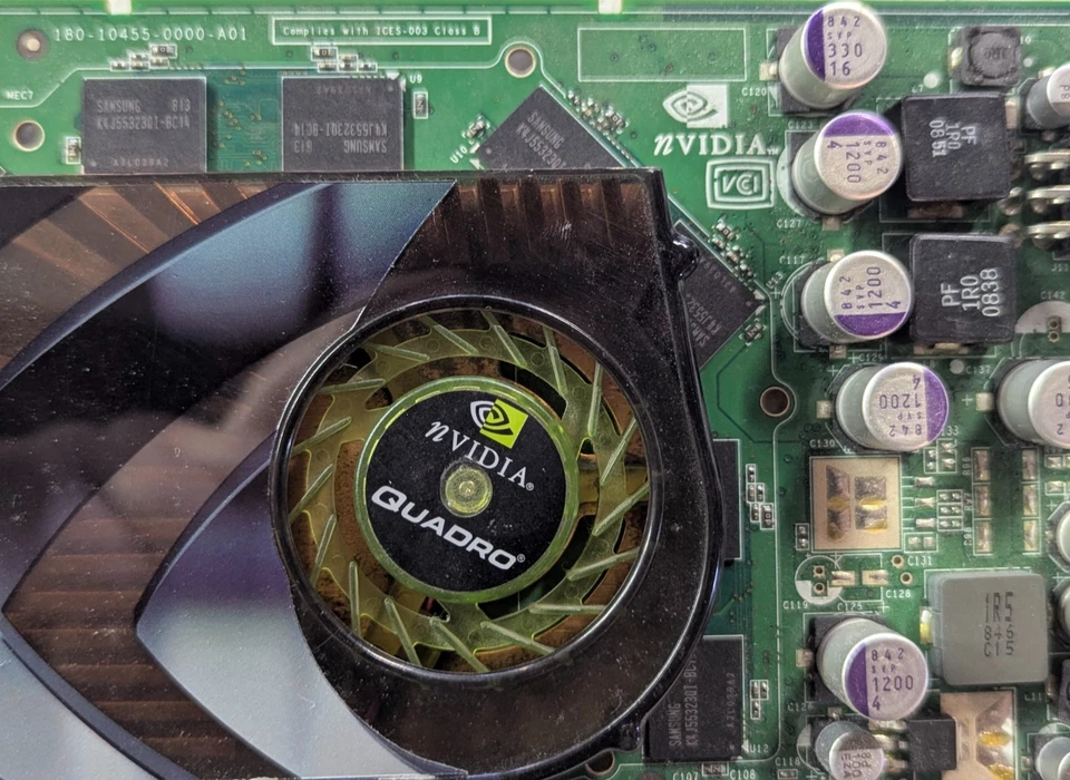 NVIDIA Quadro FX3500 PCIe Workstation Graphics Card 256MB GDDR3 Dual DVI S-Video - Image 2 of 4