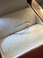 14kt White Gold Diamond Eternity Ring Wedding Band