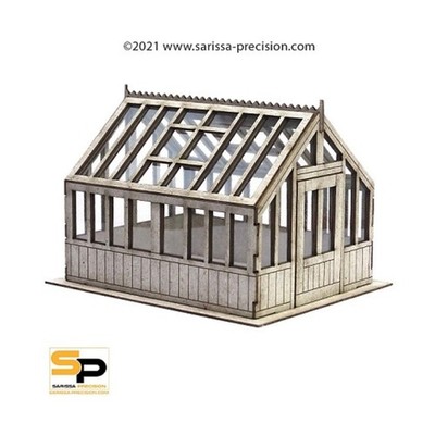 Sarissa Precision Gaslamp Alley Mini 28mm Greenhouse Pack New