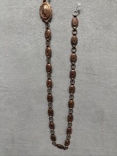 Vintage Sanford Native American Hammered Copper Concho Belt 32  