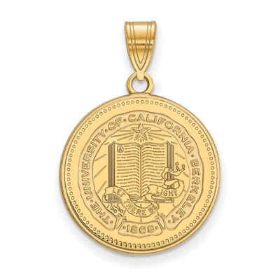 Gelb 925 Silber LogoArt University of California Berkeley LG Wappen Anhänger