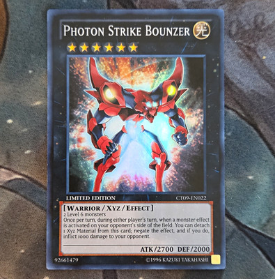 Yu-Gi-Oh! Photon Strike Bounzer Super Rare Holo 2012 Tin CT09-EN022 EN