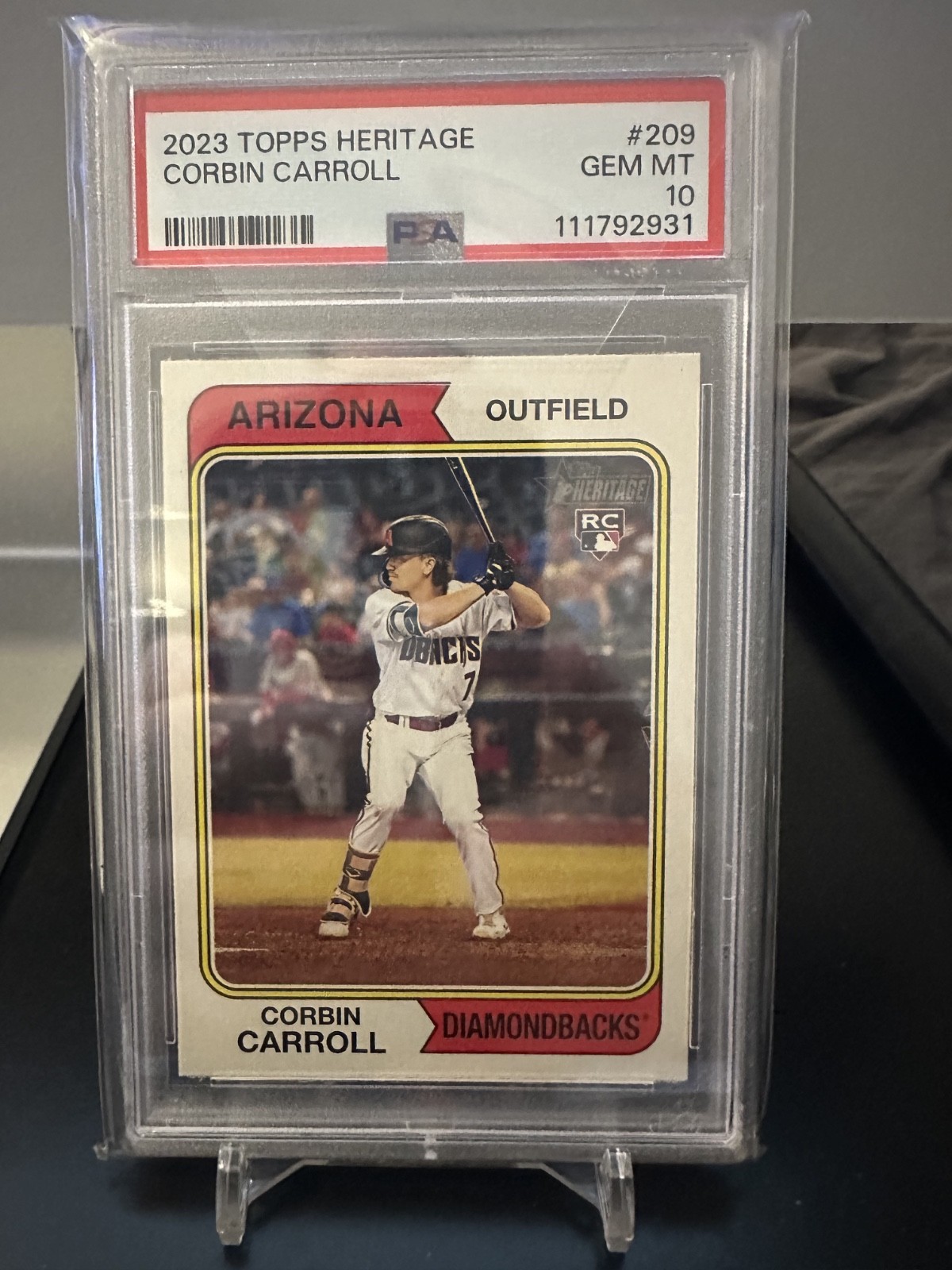 2023 Topps Heritage - Corbin Carroll #209 (RC)