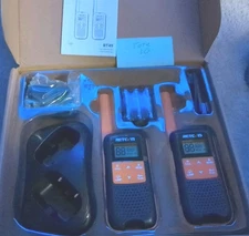Retevis RT49P Two Way Radio Waterproof Walkie Talkies FRS IP67 VOX NOAA. NEW