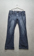 International Concepts Men Jeans 36X32 Blue Denim Button 31" Inseam