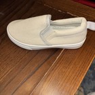 Okilol Size 8 Toddlers Tan Slip On Sneakers Canvas Preowned — photo 2