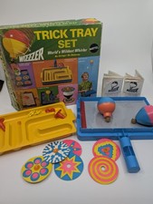 Vintage 1969 Mattel WIZZZER Trick Tray Set World's Wildest Whirler Toy