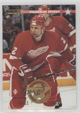 1996-97 Donruss Press Proof /2000 Viacheslav Fetisov #28 HOF b8c