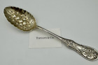 Antique Tiffany & Co .925 Sterling Silver Berry Spoon Saratoga Pattern