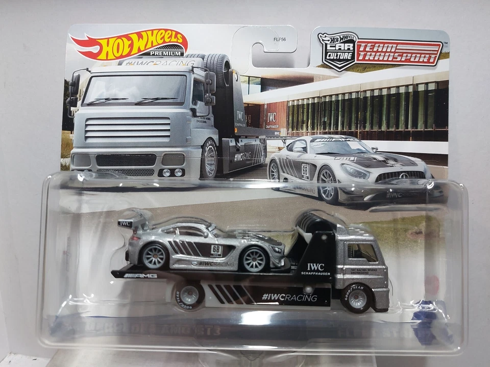 Hot wheels 1/64 🇫🇷 Team Transport Mercedes AMG-GT3 + fleet street #48 - Photo 1/4